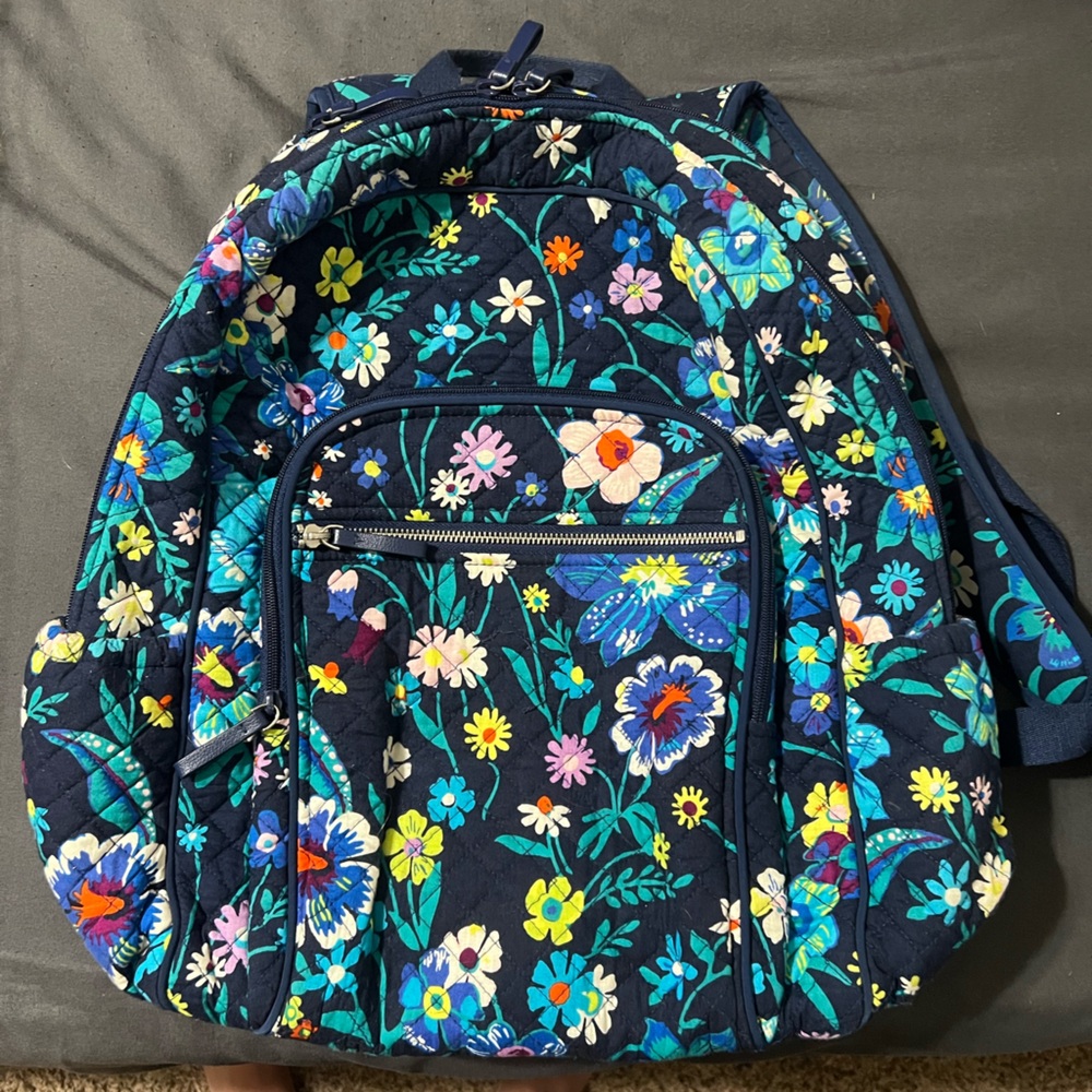 Vera Bradley Floral Quilted Women's Backpack